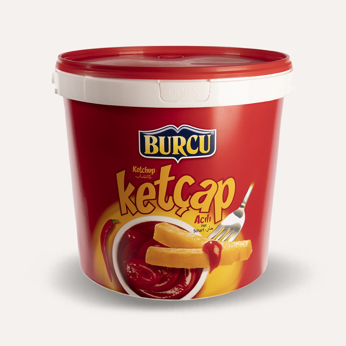 Burcu Kova Acılı Ketçap 9000 GR