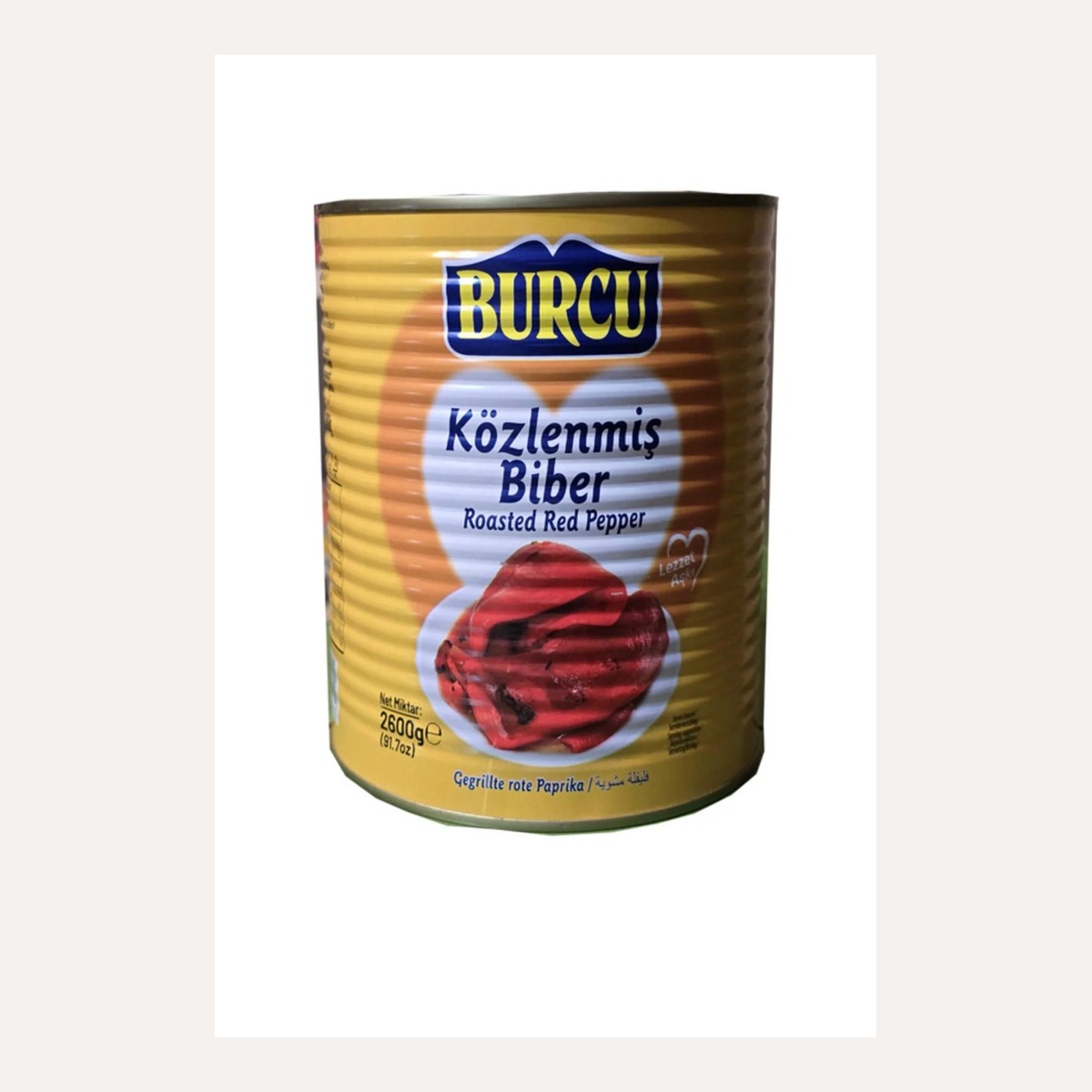 Burcu Közlenmiş Biber Teneke 2600 GR