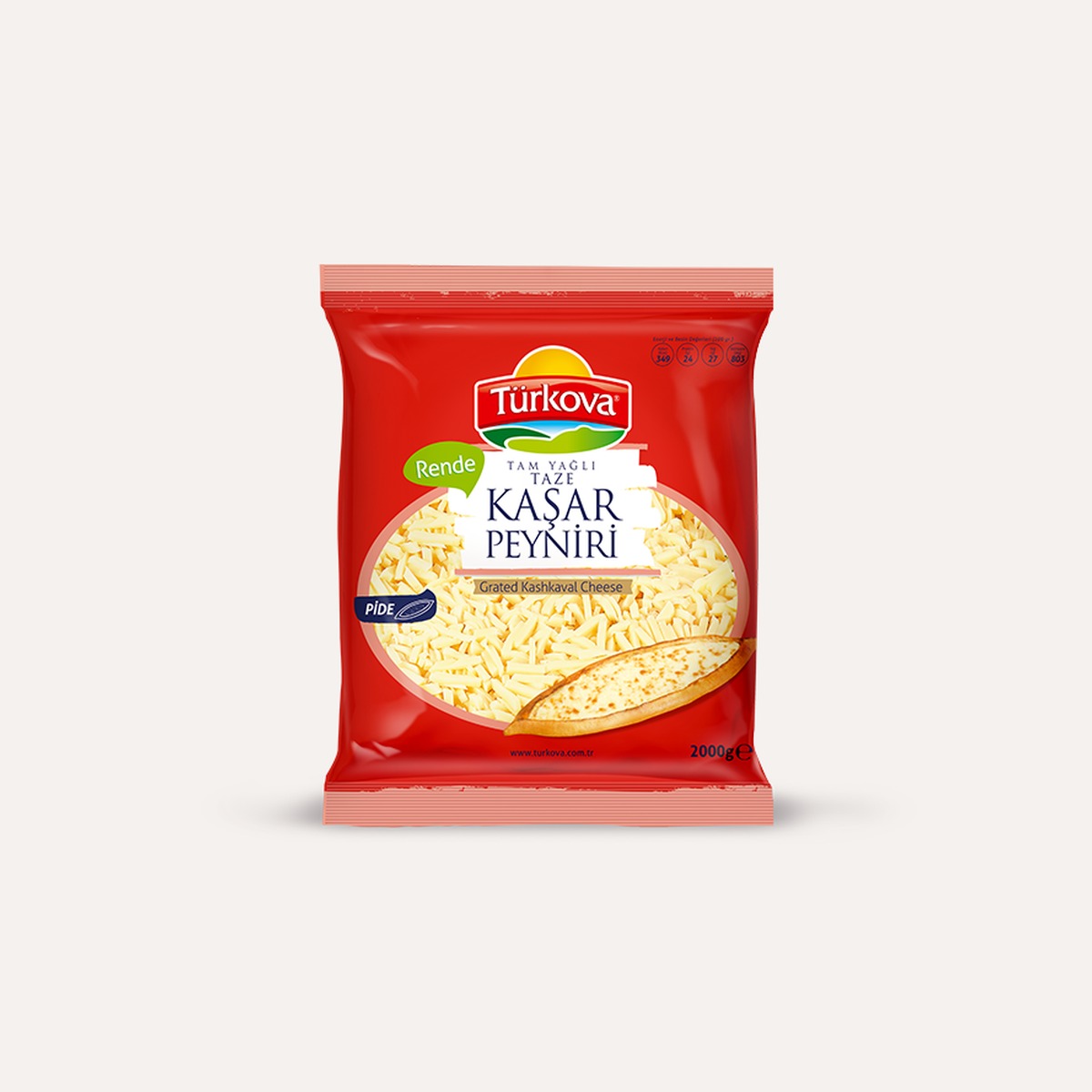 Türkova Pide Rende Kaşar 2000 GR