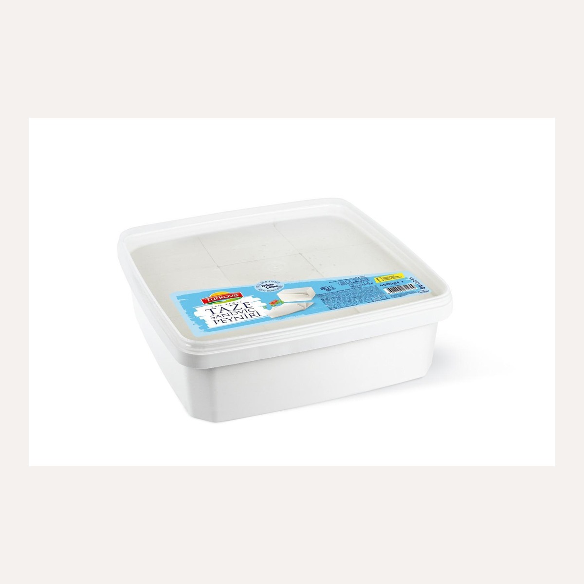 Türkova Tam Yağlı Taze Sandviç Peyniri 4,5 KG
