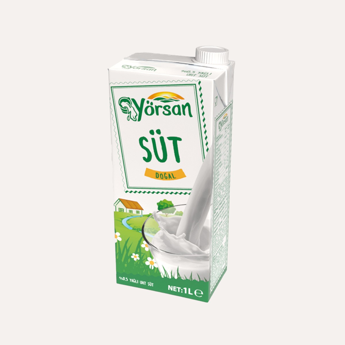 Yörsan %0,5 Yağlı Süt 1 L