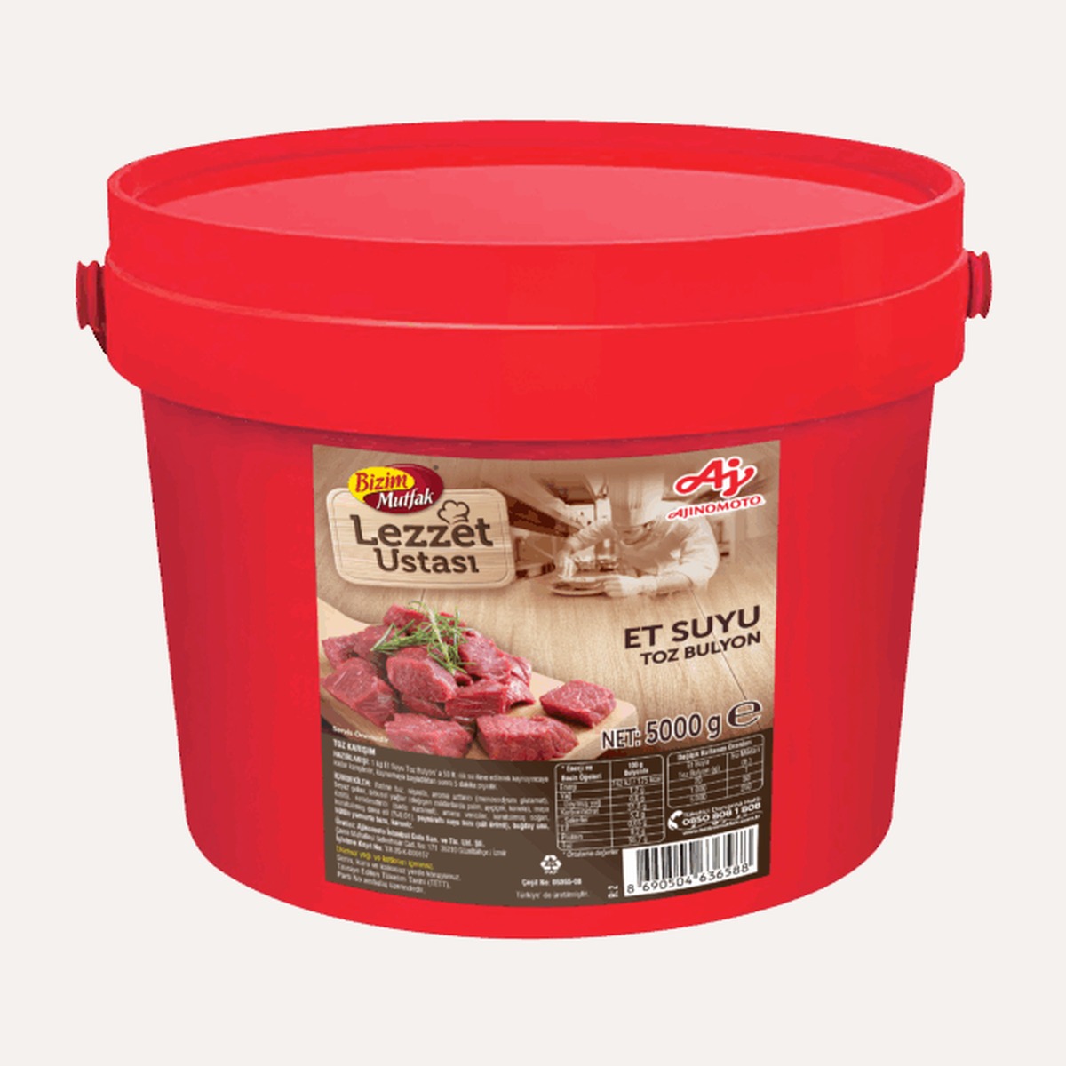 Bizim Mutfak Lezzet Ustası Et Suyu Bulyon 5 KG