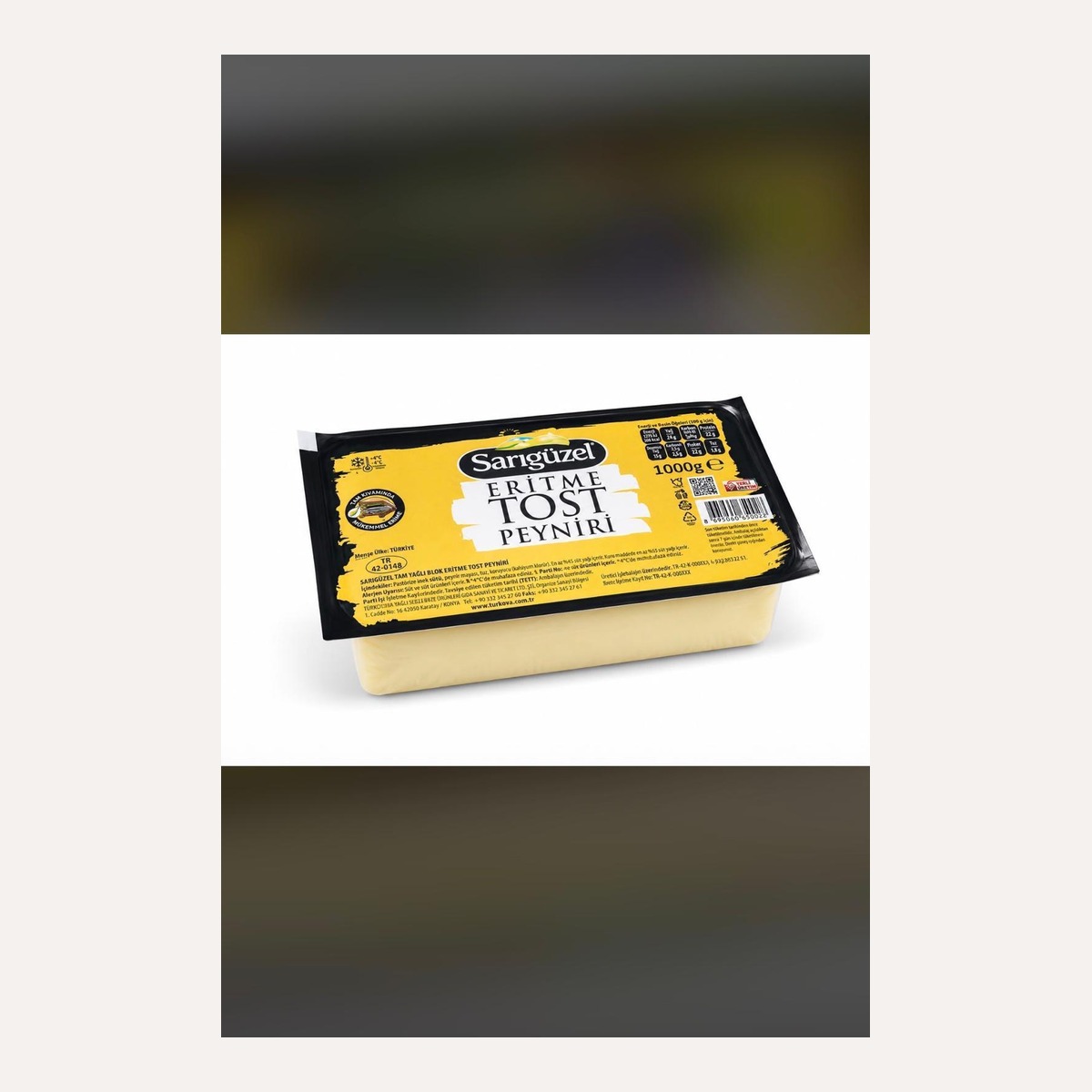 Sarıgüzel Eritme Tost Peyniri Blok 1000 GR