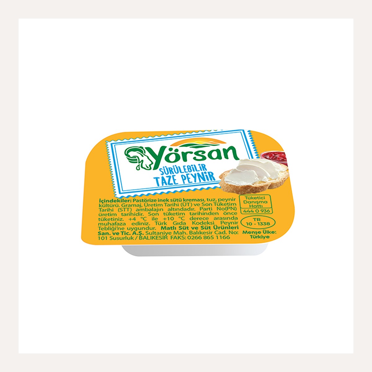 Yörsan Sürülebilir Peynir 15x150 GR (Piknik)