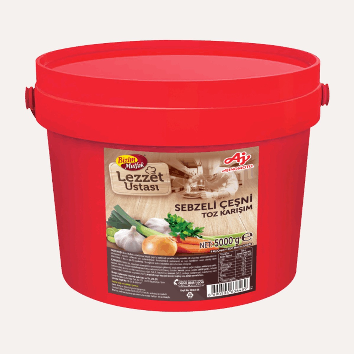Bizim Mutfak Lezzet Ustası Sebzeli Çeşni 5 KG