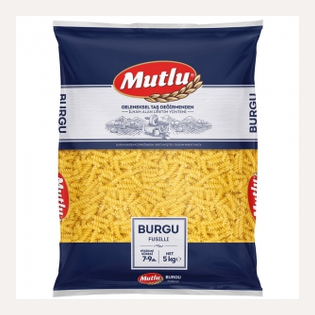 Mutlu Burgu Makarna 5 Kg