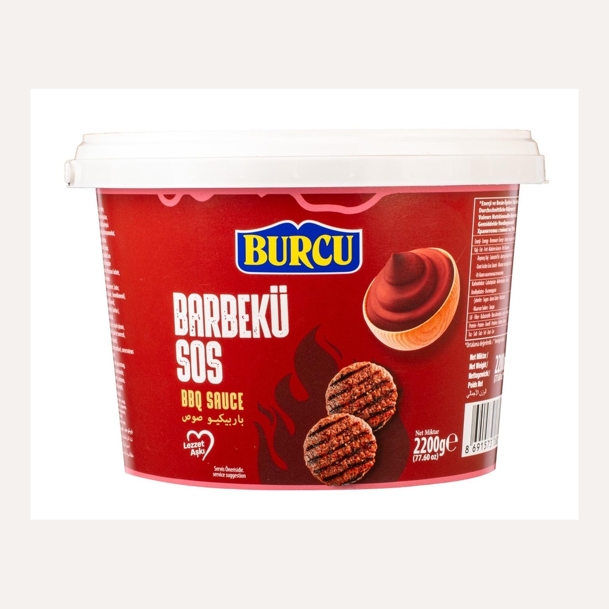 Burcu Barbekü Sos Kova 2200 GR