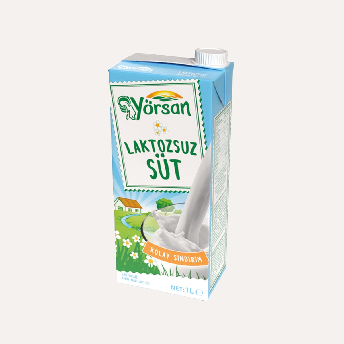 Yörsan Laktozsuz Süt 1 L