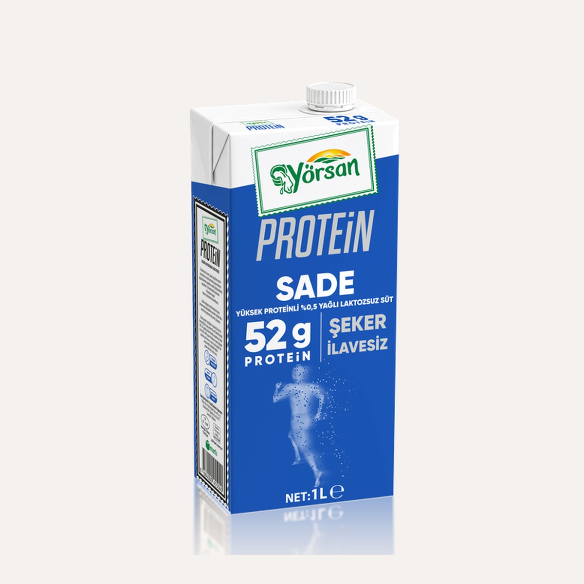 Yörsan Yüksek Proteinli UHT Süt %0,5 Yağlı 1 L