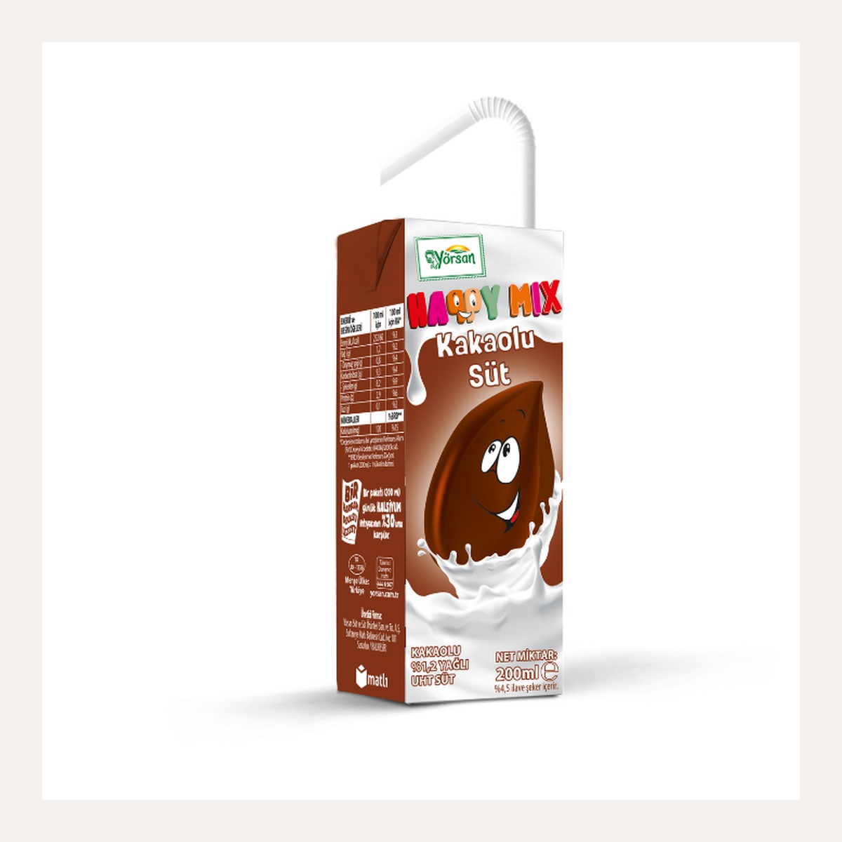 Yörsan Kakaolu Süt 200 ML