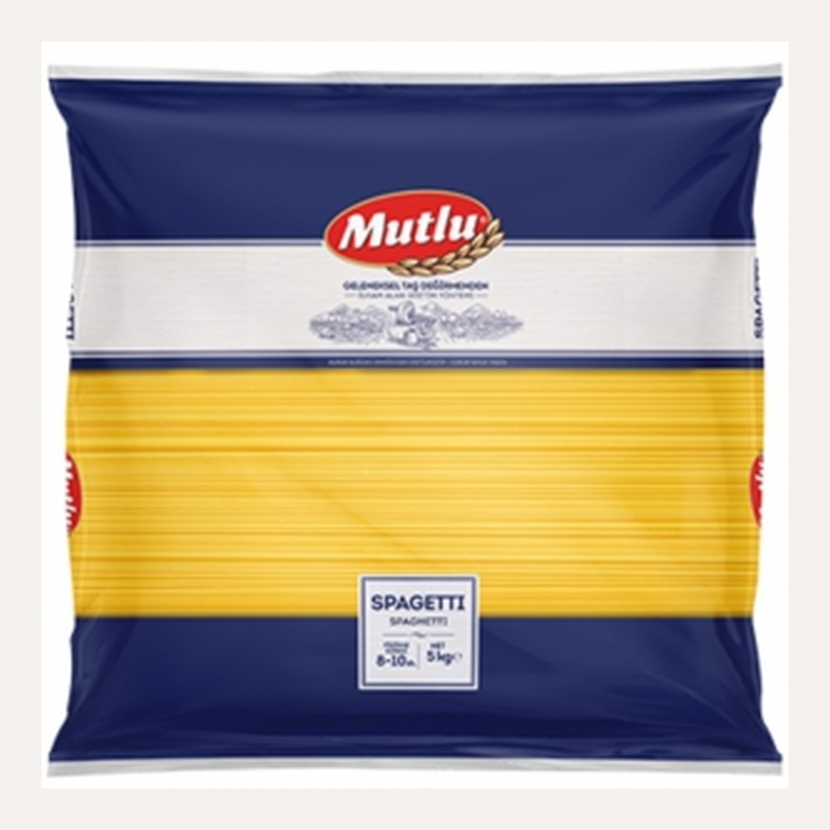 Mutlu Spagetti Makarna 5 Kg