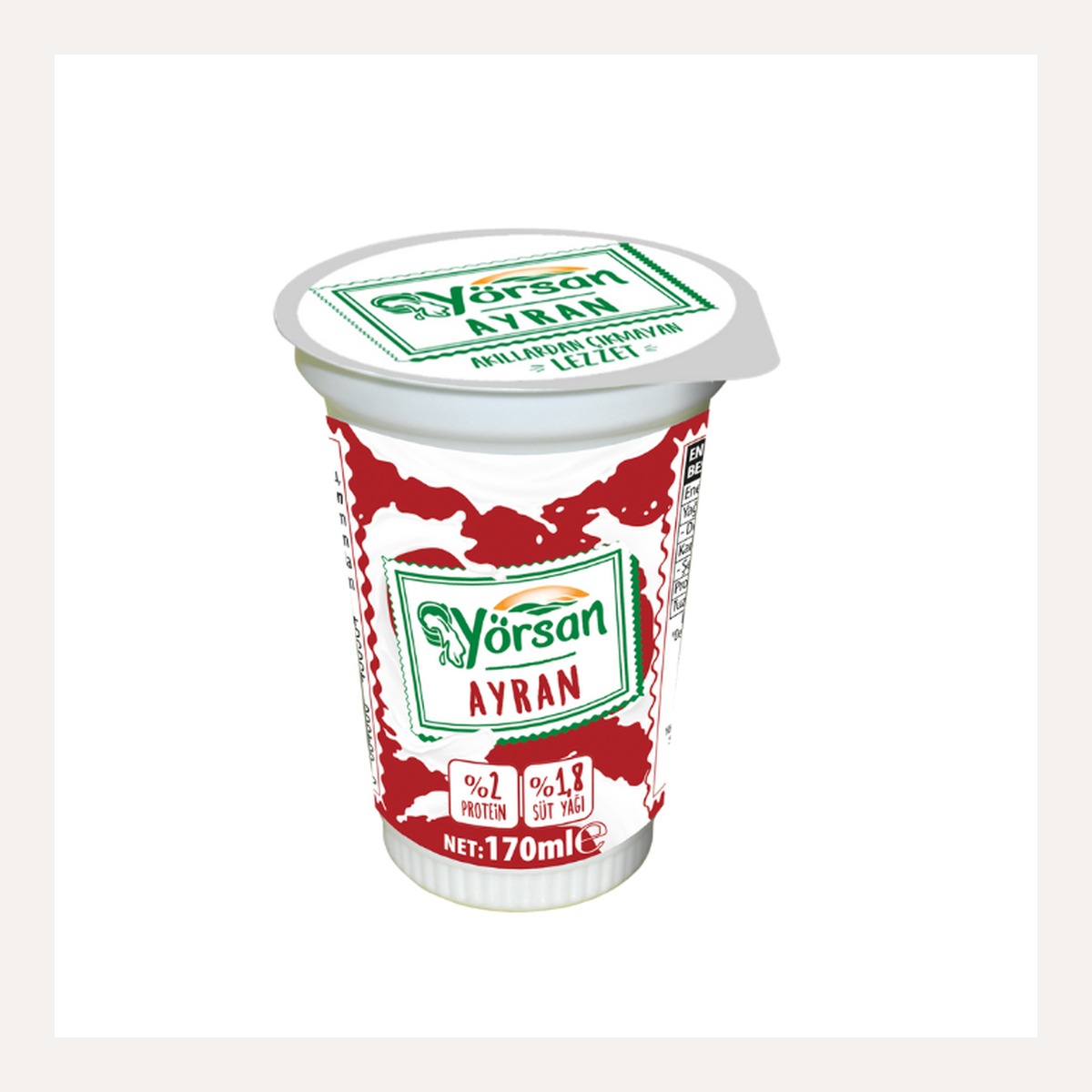 Yörsan Tam Yağlı Ayran 170 ML