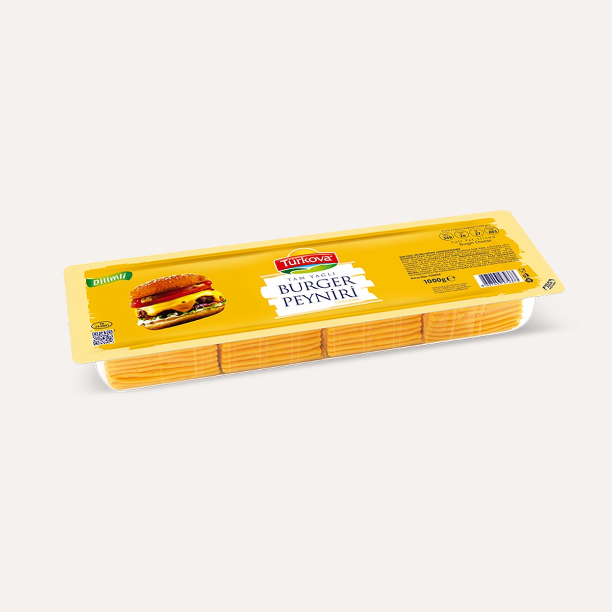 Türkova Dilimli Cheddar Burger 1000 GR